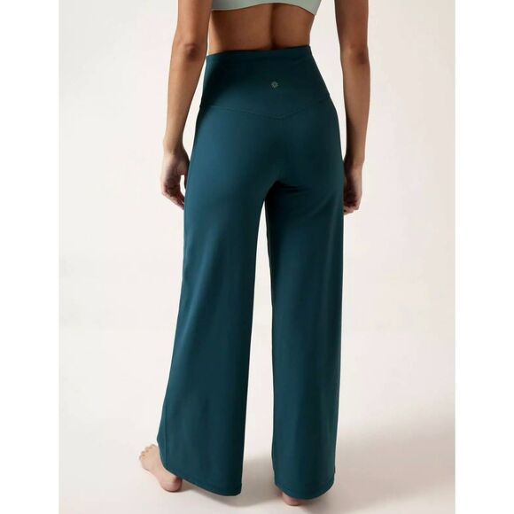 ATHLETA Elation Wide Leg Pant Dark Sardinia Blue, Sz M - Picture 5 of 8